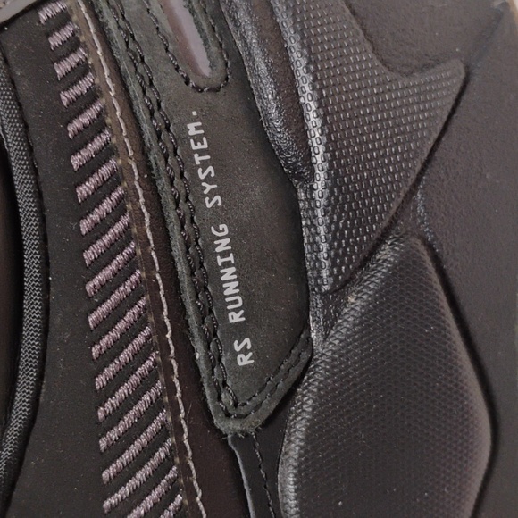 Puma RS-X Hi Top Militia Black Asphalt Grey Running Sneakers Sz.6C (X-107 CRATE) - Picture 3 of 14